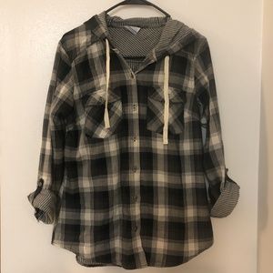 Women's time two hooded long sleeve shirt